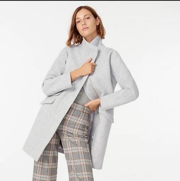 J.Crew Cocoon Coat Italian Stadium-Cloth Wool - Picture 6 of 9